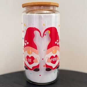 Red and White Gnome Coffee & Tea Jar